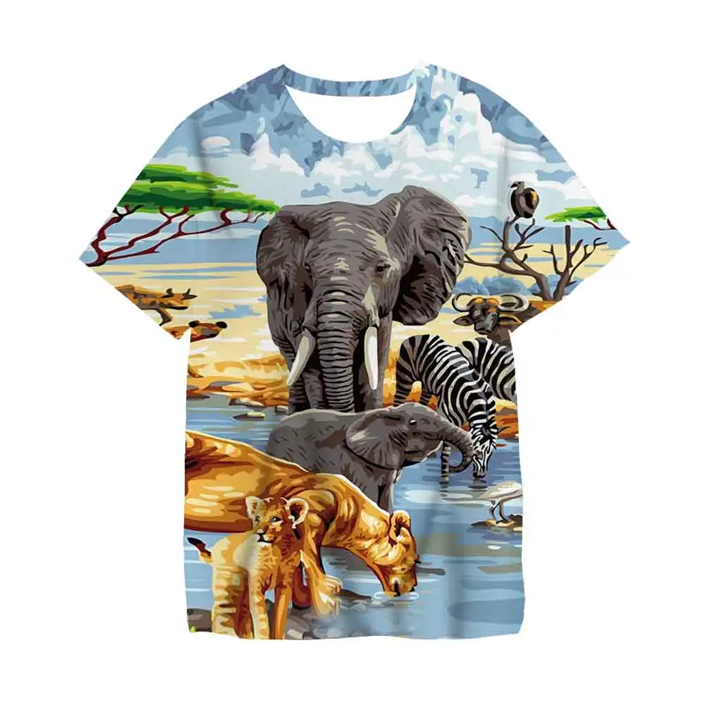 Kids' Dinosaur Print T-Shirt