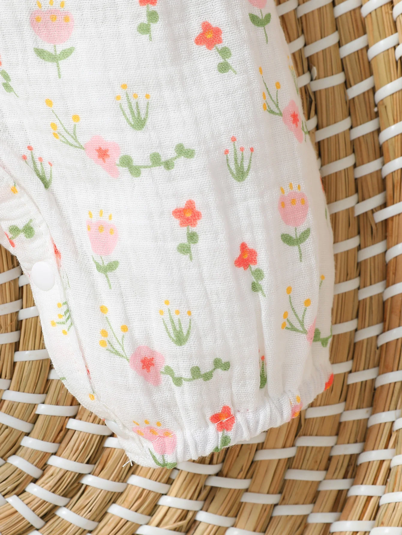 Baby Long Sleeve Floral Romper
