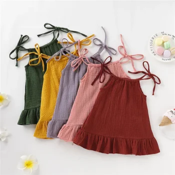 Girls' Cotton Summer Dress