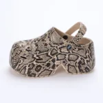 Thick Leopard Print Heels — Image 4