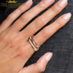 طقم مجوهرات بزركون بسلسلة — صورة 5