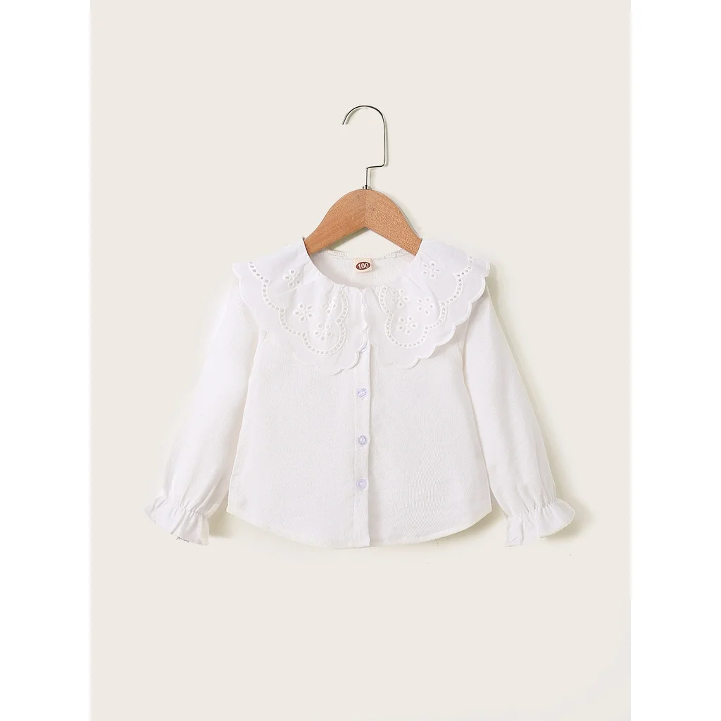 Girls' Lace Long Sleeve Autumn Top