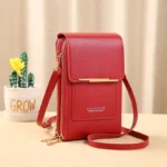 Soft Leather Handheld Wallet with Touch Screen — Image 6