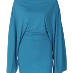 Loose Flare Sleeve Ruffled Dress — Image 6