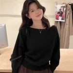 بلوفر تريكو بأكمام طويلة — صورة 3