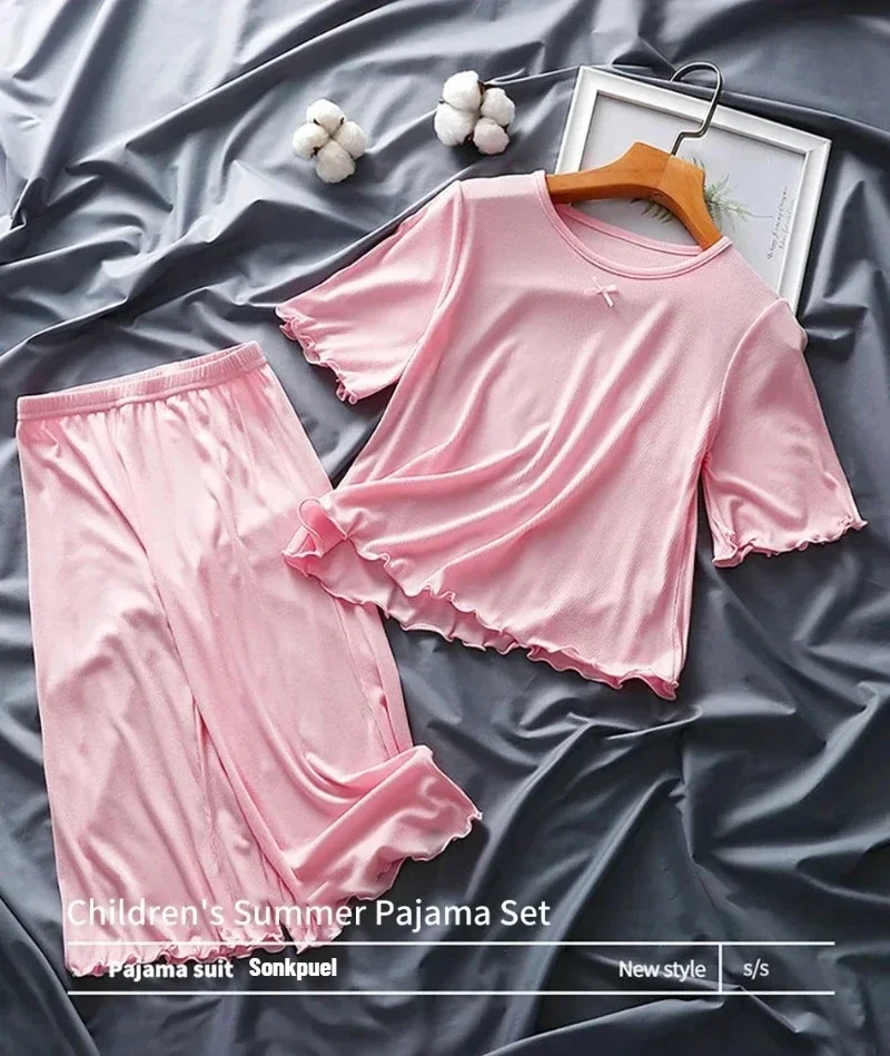 Girls' Lightweight Short Sleeve Summer Set