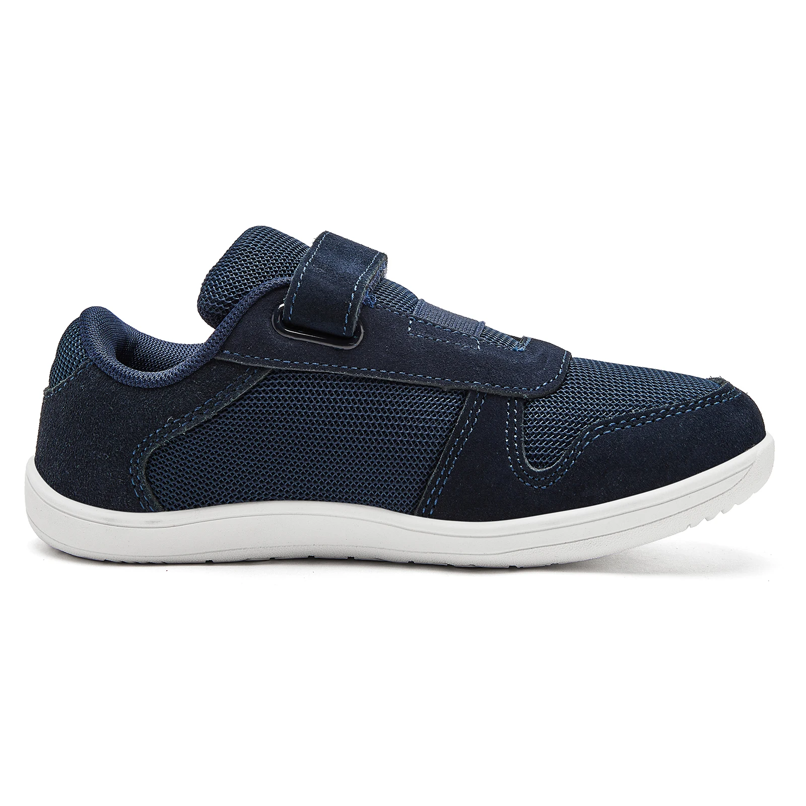 Kids' Lightweight Faux Leather Mesh Sneakers