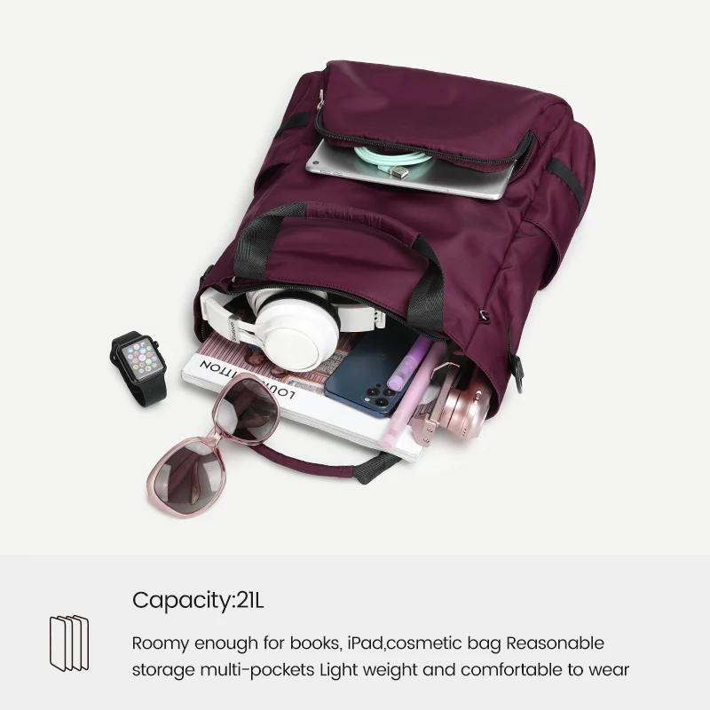 3-Way Tote Bag with Zipper