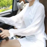 وشاح شيفون خفيف بحواف مكشكشة — صورة 4