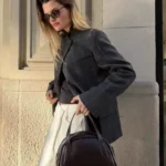 بليزر كاروهات بأكمام طويلة — صورة 5
