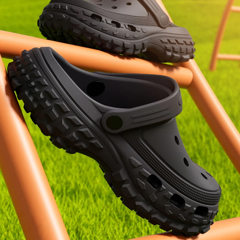 Summer Closed-Toe Platform Beach Sandals