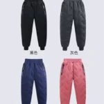Kids' Thick Warm Velvet Pants — Image 4