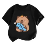 Kids' Capybara Print T-Shirt — Image 6