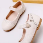 Kids' Leather Slip-On Shoes — Image 4