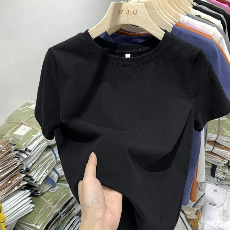Casual Solid Short Sleeve T-Shirt