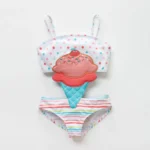 Baby Bee Print Swimsuit — Image 4