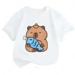 Kids' Capybara Print T-Shirt — Image 2