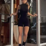 Sports Jumpsuit with Hidden Zipper and High Waist — Image 4