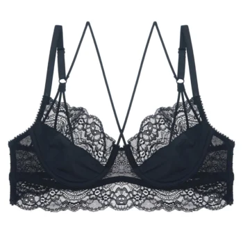 Floral Lace Underwire Bra