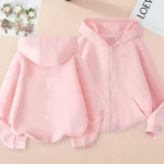 Boys' Solid Zip-Up Hoodie — Image 5