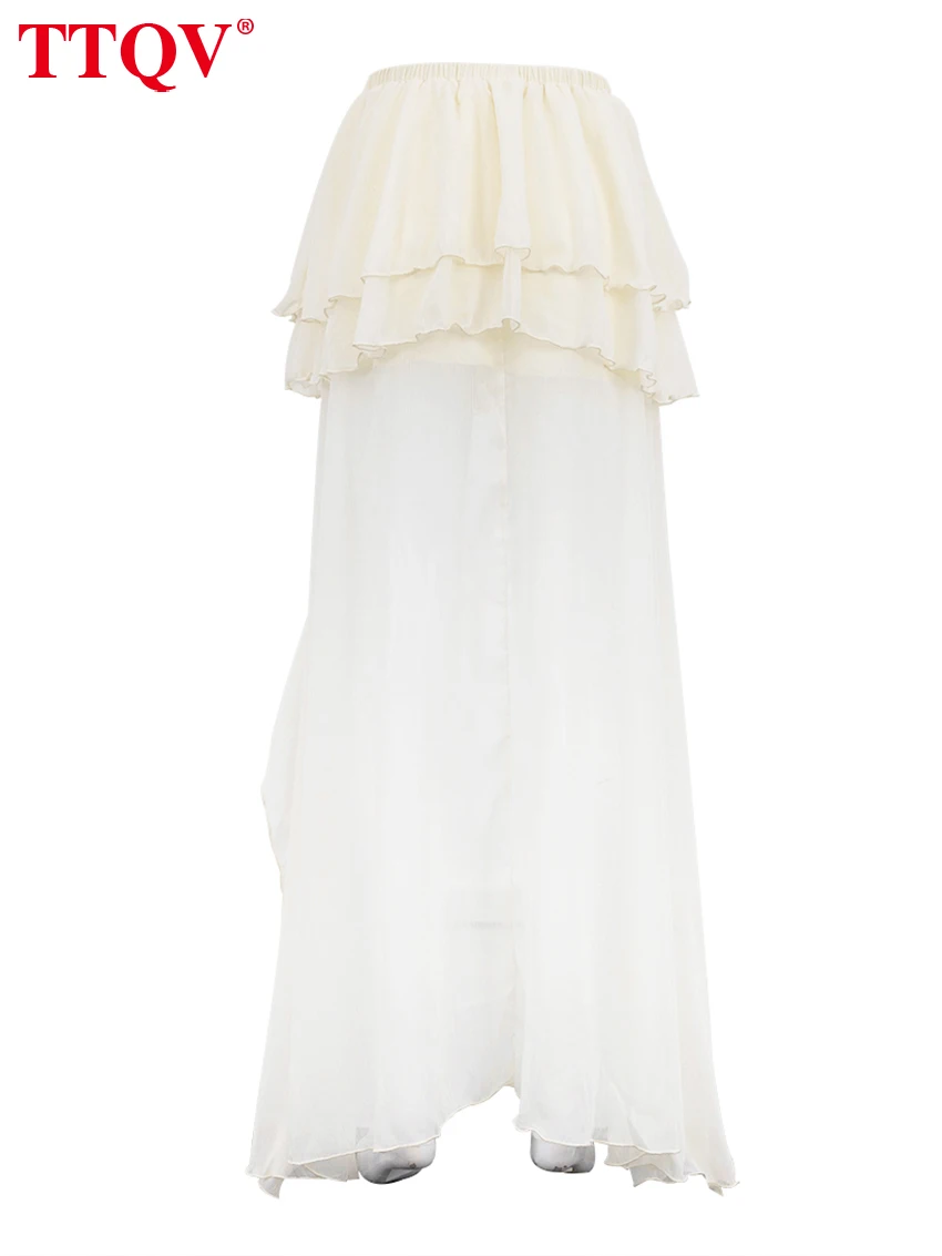 Casual Loose Pleated Skirt