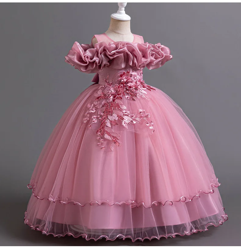 Girls' Elegant Long Dress — Image 16
