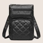 Layered Soft Leather Shoulder Bag — Image 3