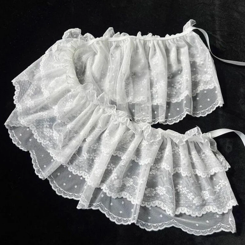 Lace Layered Mini Skirt