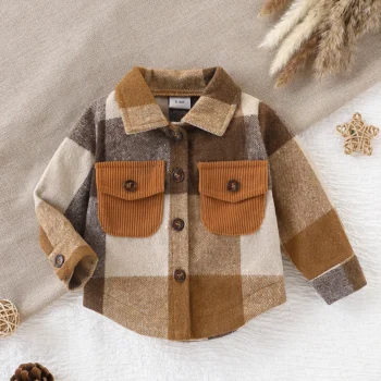 Baby Retro Plaid Jacket
