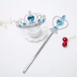Girls' Shiny Crown and Scepter Set — Image 4