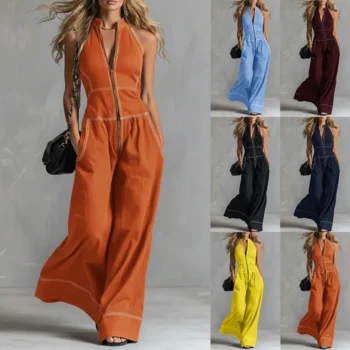 Loose Sleeveless Jumpsuit