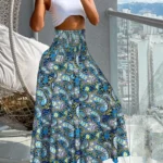 Bohemian Skirt with Elastic Waist — Image 4