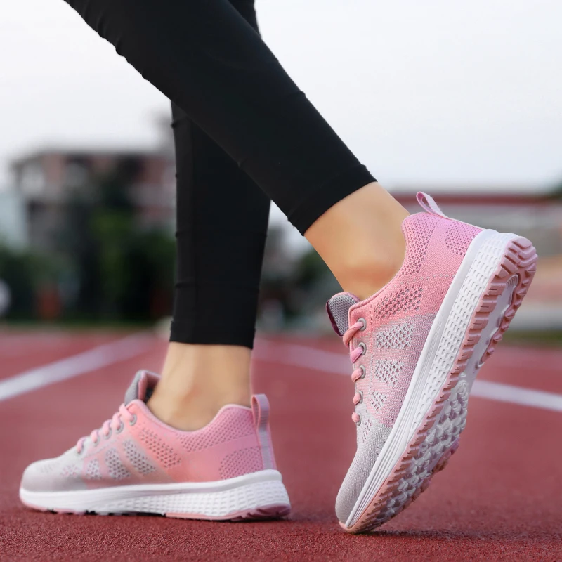 Casual Mesh Lace-Up Shoes