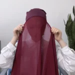 Chiffon Instant Hijab with Underscarf — Image 4