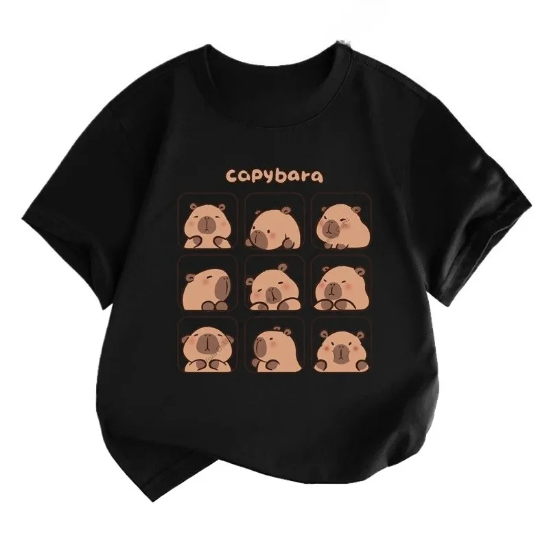 Kids' Capybara Print T-Shirt