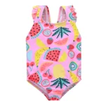 Girls' Fruit Print Swimsuit