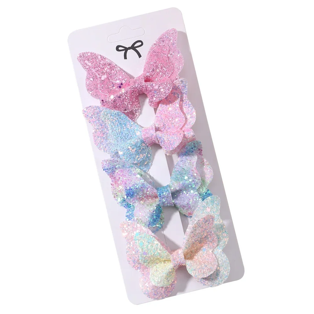 4-Piece Butterfly Sequin Hair Clip Set — Image 20