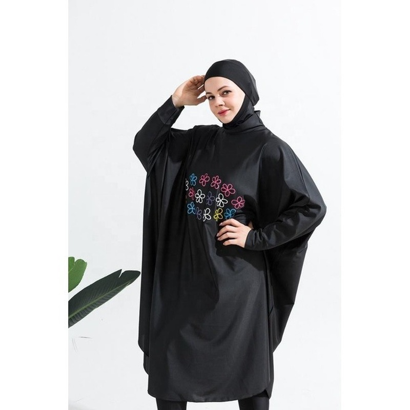 مايوه ثلاث قطع رياضي طويل — صورة 9