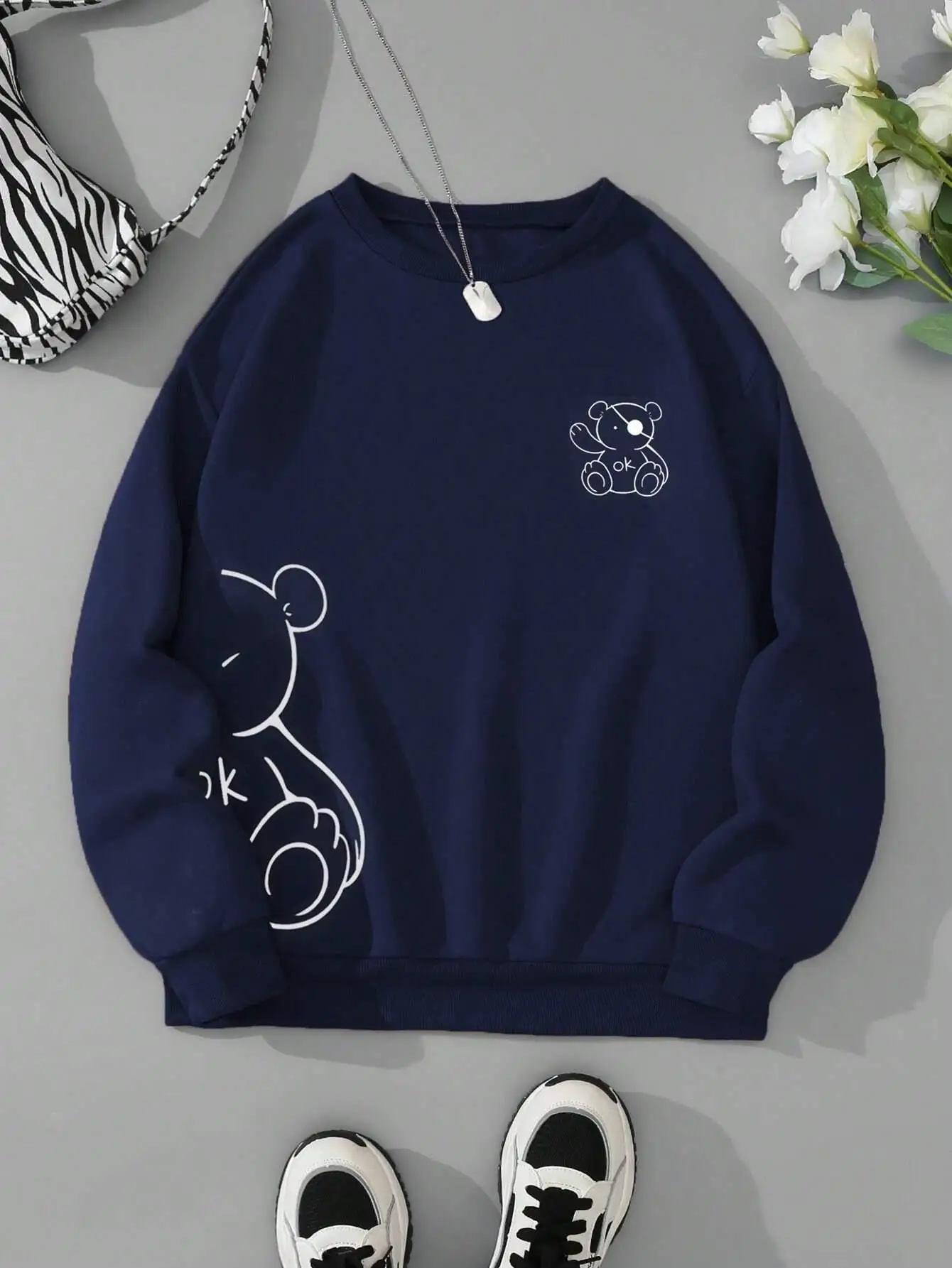 Vintage Loose Warm Hoodie