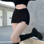 تنورة بليسيه قصيرة بخصر عالٍ صيفية بفتحة جانبية — صورة 3