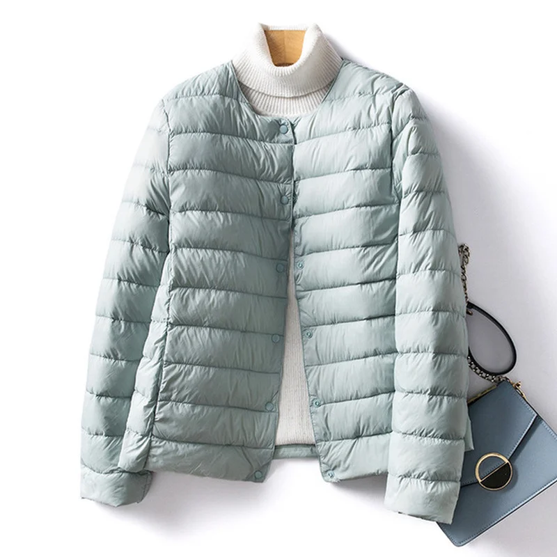 V-Neck Down Jacket