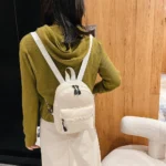 Classic Solid Nylon Backpack — Image 3