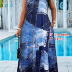 Denim Maxi Dress
