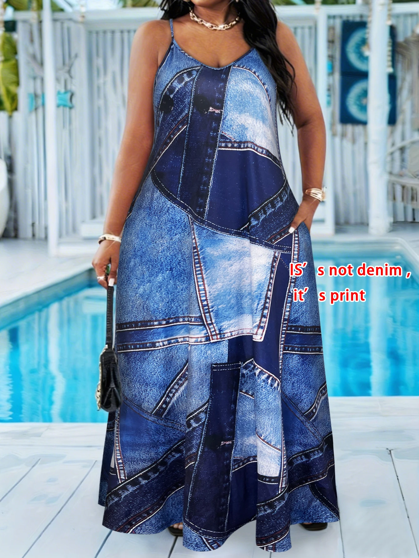 Denim Maxi Dress