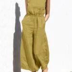Solid Sleeveless Jumpsuit — Image 5