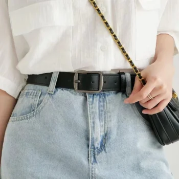 Vintage Faux Leather Belt