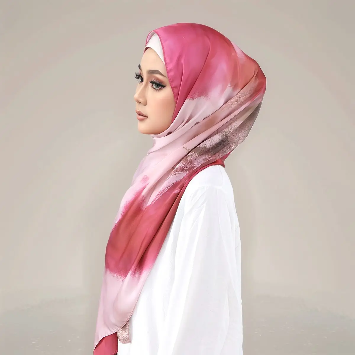 طرحة ساتان طويلة — صورة تفصيلية 29