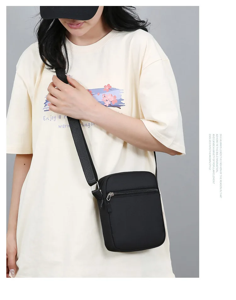 Small Phone Shoulder Bag with Zipper — Image 25