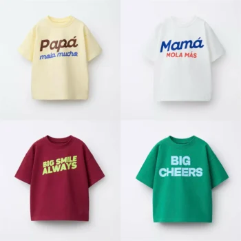 Girls' Cartoon Cotton T-Shirt