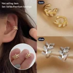 Leaf-Shaped Metal Ear Cuff